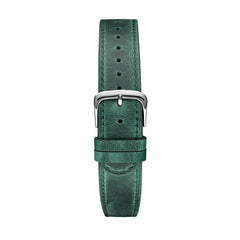 Green Silver Leather